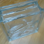 Glass Brick Money Box #1